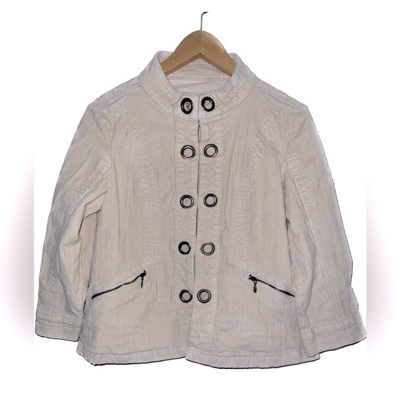 Corduroy Cream Jacket - Women’s Small - Picture 1 of 12
